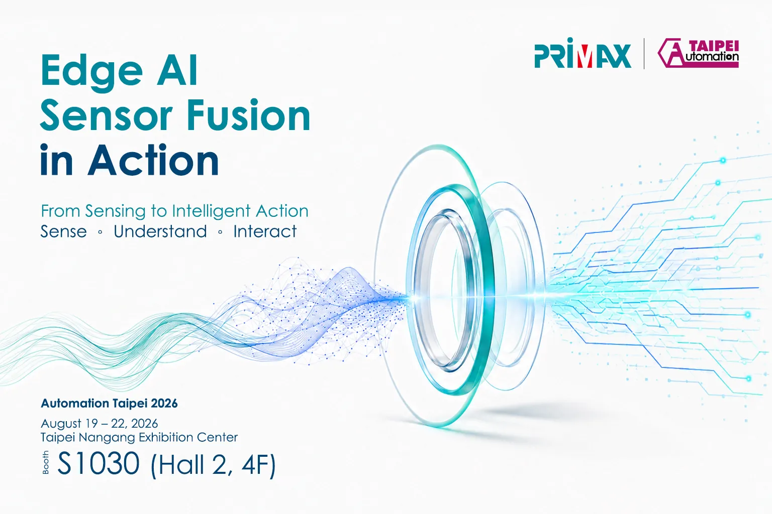 Primax Tymphany Group Advances Intelligent Robotics and Automation with AI Sensor Fusion at Automation Taipei 2026